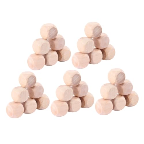 LOLIPPYY 100 Stück Holzwürfel Blanko Würfel mit Sechs Seiten Quadratische Holzwürfel für DIY Bastelprojekte für Puzzle Spiele und Kreative Dekoration LOLIPPYY 100 Stück Holzwürfel Blanko Würfel mit Sechs Seiten Quadratische Holzwürfel für DIY Bastelprojekte für Puzzle Spiele und Kreative Dekoration von LOLIPPYY