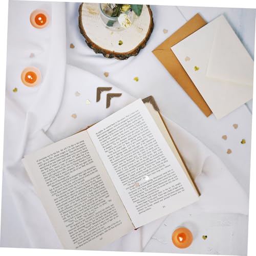 LOLIPPYY 100 Stück Metall Eckenschutz Buchschutzecken Vintage Stil Schutz für Fotoalben Notizbücher Scrapbooks Menüs Dekorative Buchecken Eckenschutz LOLIPPYY 100 Stück Metall Eckenschutz Buchschutzecken Vintage Stil Schutz für Fotoalben Notizbücher Scrapbooks Menüs Dekorative Buchecken Eckenschutz von LOLIPPYY