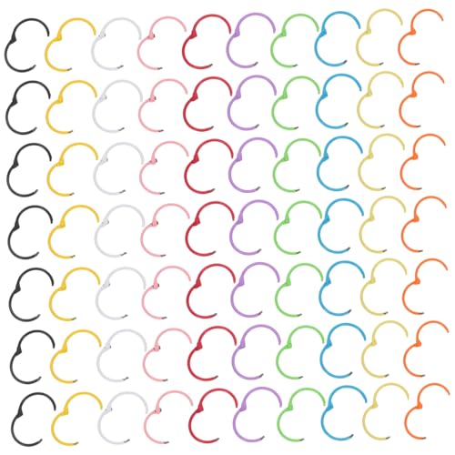 LOLIPPYY 100 Stück Metallbuchringe Bunt Offene Metallringe für Lose Geeignet für Kalender Notizbücher Karteikarten Robuste Binderinge für Schule Büro Zuhause LOLIPPYY 100 Stück Metallbuchringe Bunt Offene Metallringe für Lose Geeignet für Kalender Notizbücher Karteikarten Robuste Binderinge für Schule Büro Zuhause von LOLIPPYY