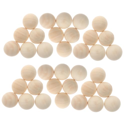 LOLIPPYY 100 Stück Naturbelassene Halbrunde Holzperlen Unbemalte Holzkugeln für DIY Schmuck Bastelzubehör und Dekoration Langlebige Holzperlen für Kreative Handwerksprojekte LOLIPPYY 100 Stück Naturbelassene Halbrunde Holzperlen Unbemalte Holzkugeln für DIY Schmuck Bastelzubehör und Dekoration Langlebige Holzperlen für Kreative Handwerksprojekte von LOLIPPYY