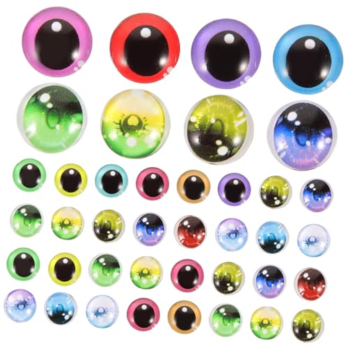 LOLIPPYY 100 Stück Puppenaugen Glasaugen DIY Bastelaugen für Puppen Amigurumi Plüschtiere Handarbeit Dekorativ Langlebig LOLIPPYY 100 Stück Puppenaugen Glasaugen DIY Bastelaugen für Puppen Amigurumi Plüschtiere Handarbeit Dekorativ Langlebig von LOLIPPYY