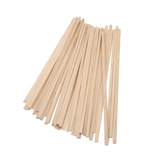 LOLIPPYY 100 Stück Quadratische Holzstäbe Lang Robuste DIY Holzstäbe für Handwerk Modellbau Basteln Praktische Holzleisten für Kreative Projekte LOLIPPYY 100 Stück Quadratische Holzstäbe Lang Robuste DIY Holzstäbe für Handwerk Modellbau Basteln Praktische Holzleisten für Kreative Projekte von LOLIPPYY
