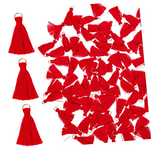 LOLIPPYY 100 Stück Quasten -Schmuckzubehör Quasten basteln Quastenverkleidung Mini-Quasten für die Schmuckherstellung Taschenquastenverzierung Quasten Anhänger Bastelquaste Polyester rot LOLIPPYY 100 Stück Quasten -Schmuckzubehör Quasten basteln Quastenverkleidung Mini-Quasten für die Schmuckherstellung Taschenquastenverzierung Quasten Anhänger Bastelquaste Polyester rot von LOLIPPYY