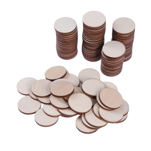 LOLIPPYY 100 Stück Runde Holzscheiben Naturbelassen Glatt Geschliffen DIY Bastelholz Scheiben für Kreative Handwerksprojekte Scrapbooking Schlüsselanhänger Zubehör LOLIPPYY 100 Stück Runde Holzscheiben Naturbelassen Glatt Geschliffen DIY Bastelholz Scheiben für Kreative Handwerksprojekte Scrapbooking Schlüsselanhänger Zubehör von LOLIPPYY