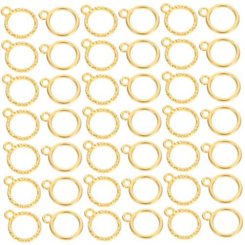 LOLIPPYY 100 Stück Runde Offene Rahmen Anhänger aus Zinklegierung Leichte Hohle DIY Schmuckrahmen für Uv Harz für Kreative Schmuckherstellung und Bastelprojekte LOLIPPYY 100 Stück Runde Offene Rahmen Anhänger aus Zinklegierung Leichte Hohle DIY Schmuckrahmen für Uv Harz für Kreative Schmuckherstellung und Bastelprojekte von LOLIPPYY