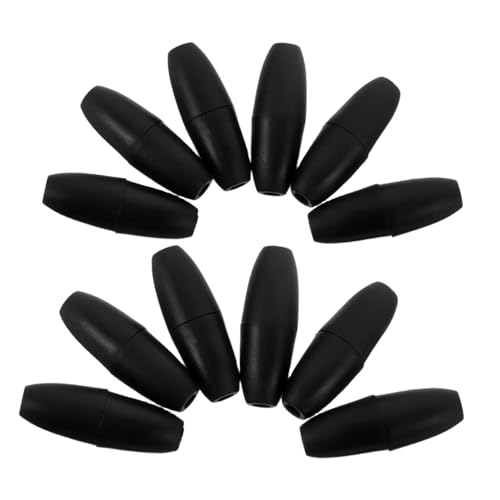 LOLIPPYY 100 Stück Schwarze Kunststoff Sicherheits Schnellverschlussbügel Abnehmbar Perlenfass Verbindungsstücke für Halsketten Armbänder DIY Schmuckherstellung Langlebig und Minimalistisch von LOLIPPYY