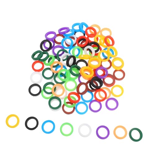 LOLIPPYY 100 Stück Silikon Schlüsselkappen Bunte Schlüsselhüllen Elastisch Ölbeständig Weich Schützt Schlüssel Für Haus Schlüssel Identifikation Organisation Flexible Schutzhüllen LOLIPPYY 100 Stück Silikon Schlüsselkappen Bunte Schlüsselhüllen Elastisch Ölbeständig Weich Schützt Schlüssel Für Haus Schlüssel Identifikation Organisation Flexible Schutzhüllen von LOLIPPYY