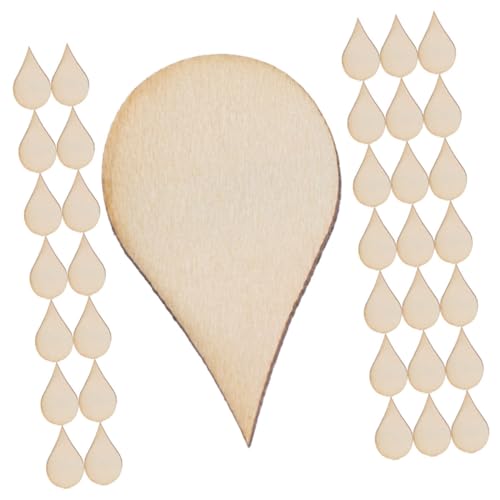 LOLIPPYY 100 Stück Teardrop Holzscheiben Unbehandelte Holzplatten für DIY Basteln Naturholz Dekorationen Holzherzen Ornamente Vielseitig Einsetzbar für Handwerk und Heimdeko LOLIPPYY 100 Stück Teardrop Holzscheiben Unbehandelte Holzplatten für DIY Basteln Naturholz Dekorationen Holzherzen Ornamente Vielseitig Einsetzbar für Handwerk und Heimdeko von LOLIPPYY