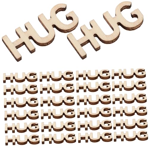 LOLIPPYY 100 Stück Teiliges Holzbuchstaben Hug Handgefertigte DIY Holzdekoration Langlebige Buchstaben für Geschenkbeutel Füller Kleine Holzscheiben für Kreative Bastelprojekte und LOLIPPYY 100 Stück Teiliges Holzbuchstaben Hug Handgefertigte DIY Holzdekoration Langlebige Buchstaben für Geschenkbeutel Füller Kleine Holzscheiben für Kreative Bastelprojekte und von LOLIPPYY