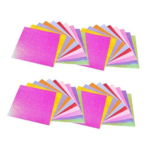 LOLIPPYY 100 Stück Teiliges Origami Papier Doppelseitiges Schimmerndes Bastelpapier Farben Reißfestes Diy Bastelpapier für Kinderhandwerk für Schule Kindergarten Dekoration und Faltkunst LOLIPPYY 100 Stück Teiliges Origami Papier Doppelseitiges Schimmerndes Bastelpapier Farben Reißfestes Diy Bastelpapier für Kinderhandwerk für Schule Kindergarten Dekoration und Faltkunst von LOLIPPYY