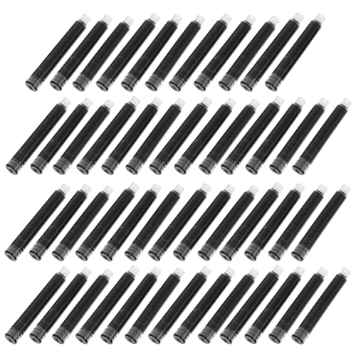 LOLIPPYY 100 Stück Tintenpatronen für Füllfederhalter aus Hochwertigem Langlebig und Auslaufsicher Schnelle Trocknung Kompatibel für Schule und Büro LOLIPPYY 100 Stück Tintenpatronen für Füllfederhalter aus Hochwertigem Langlebig und Auslaufsicher Schnelle Trocknung Kompatibel für Schule und Büro von LOLIPPYY