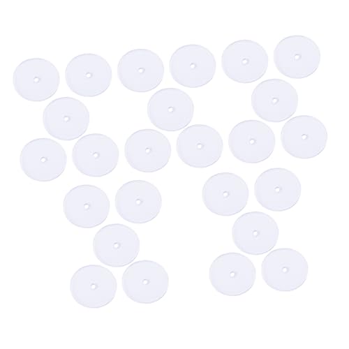 LOLIPPYY 100 Stück Transparente Kunststoff Ohrring Stopper Schmerzreduzierende Ohrstecker Rücken Pads Leichte Langlebige Ohrringverschlüsse für Sicheren Halt bei Durchbohrten Ohren von LOLIPPYY