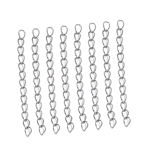 LOLIPPYY 100 Stück Verlängerungsketten DIY Schmuck Zubehör für und Armbänder Robuste Langlebige Kettenverlängerung für Kreative Schmuckgestaltung von LOLIPPYY