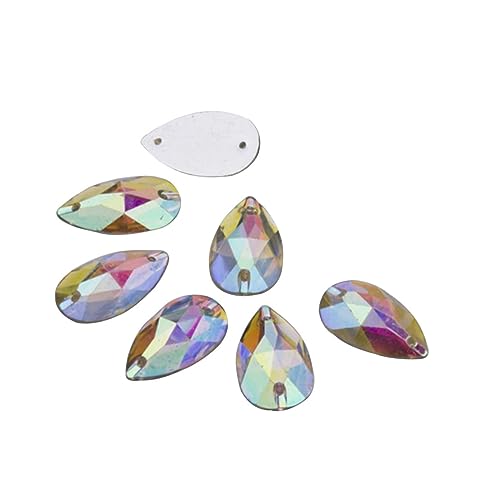 LOLIPPYY 100 Stück Wasserfall Form Flache Rückseite Harz Strasssteine Diy für Scrapbooking Dekoration Ab Farbe zum Verzieren von Kleidung und Accessoires LOLIPPYY 100 Stück Wasserfall Form Flache Rückseite Harz Strasssteine Diy für Scrapbooking Dekoration Ab Farbe zum Verzieren von Kleidung und Accessoires von LOLIPPYY