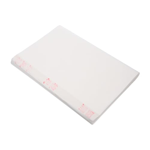 LOLIPPYY 100 Stück kalligraphie reispapier Kalligrafisches Kunstdruckpapier Reispapier zum Zeichnen Chinesisches Schreibpapier Zeichenpapier Pinsel-Schreibpapier Bambus-Zellstoff Weiß von LOLIPPYY