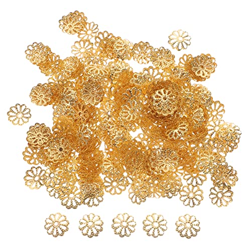LOLIPPYY 1000 Stück Blumen Perlenkappen Spacer Beads Kappen für DIY Schmuckherstellung Vintage Design Vielseitig Einsetzbar für Armbänder und Dekoration von LOLIPPYY
