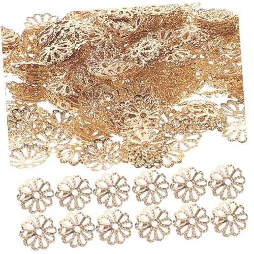 LOLIPPYY 1000 Stück Metall Perlenkappen Blütenform Vintage Perlenkappen für Schmuckherstellung DIY Armbänder Halsketten Zubehör Langlebig Rostfrei LOLIPPYY 1000 Stück Metall Perlenkappen Blütenform Vintage Perlenkappen für Schmuckherstellung DIY Armbänder Halsketten Zubehör Langlebig Rostfrei von LOLIPPYY