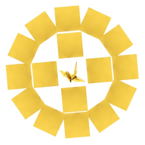 LOLIPPYY 100Blätter Quadratisches Origami Papier Dekoratives DIY Bastelpapier für Projekte Doppelseitiges Bastelpapier für Schule Kindergarten und Zuhause von LOLIPPYY
