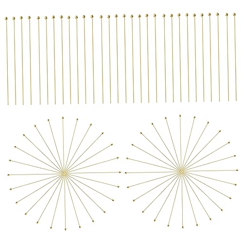 LOLIPPYY 100Stücke Perlenkugelstifte DIY Schmuckherstellung Zubehör für Armbänder und Ohrringe Hochwertige Kopfstifte Projekte LOLIPPYY 100Stücke Perlenkugelstifte DIY Schmuckherstellung Zubehör für Armbänder und Ohrringe Hochwertige Kopfstifte Projekte von LOLIPPYY