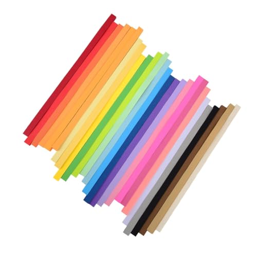 LOLIPPYY 1080 Stück Teiliges Origami Sternen Papier Farben Bunt Quadratisches Bastelpapier für DIY Handarbeit Bastelset Junge Mädchen Vielseitig und Reißfest LOLIPPYY 1080 Stück Teiliges Origami Sternen Papier Farben Bunt Quadratisches Bastelpapier für DIY Handarbeit Bastelset Junge Mädchen Vielseitig und Reißfest von LOLIPPYY
