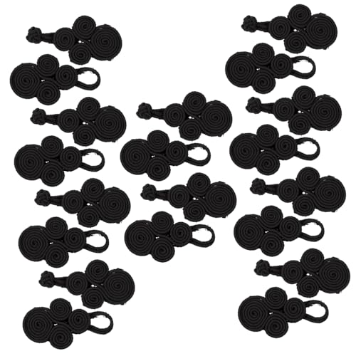 LOLIPPYY 10Paare Chinesische Knotenknöpfe für DIY Kleidung Klassische Knöpfe für Cheongsam Han Kleidung Pullover und Mehr Teiliges für Handwerksprojekte von LOLIPPYY