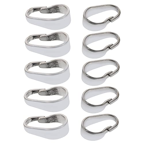 LOLIPPYY 10Stücke Anhängerschnallen für DIY Schmuckherstellung Hochwertige Verbindungsverschlüsse für Armbänder und Schlüsselanhänger Langlebig Leicht von LOLIPPYY