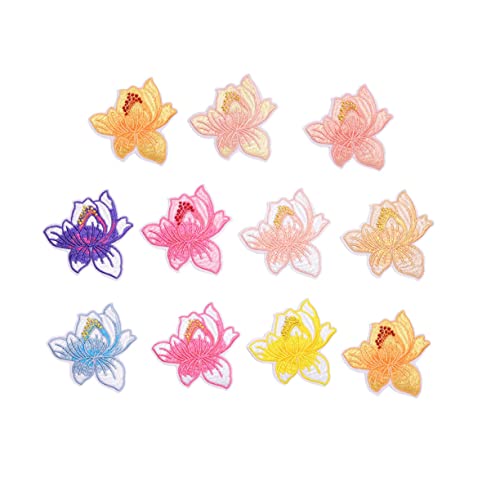 LOLIPPYY 10Stücke Applikationen Patches Waschbare Patches für Kleidung Dekoration und Reparatur Vielseitig Einsetzbar für Shirts Jacken und Accessoires DIY von LOLIPPYY