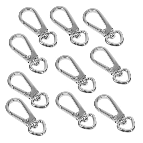 LOLIPPYY 10Stücke Mehrzweck Klauenverschluss Keychain Snap Haken für Taschen Langlebige DIY Klauenschließe für Schlüsselanhänger Handtaschen und Zubehör von LOLIPPYY