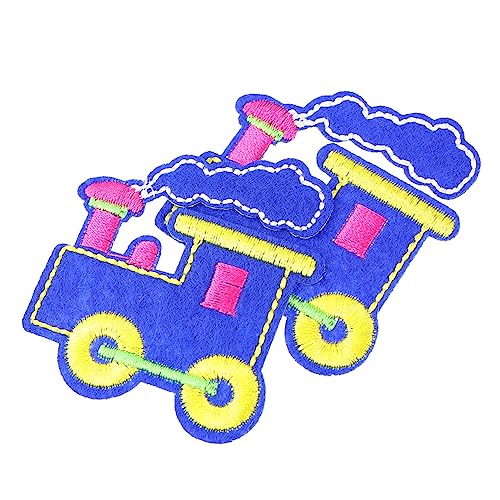 LOLIPPYY 10Stücke Teiliges Cartoon Zug Patch Aufnäher für Kleidung Flicken zur Dekoration Abdecken von Löchern Langlebig und Praktisch von LOLIPPYY