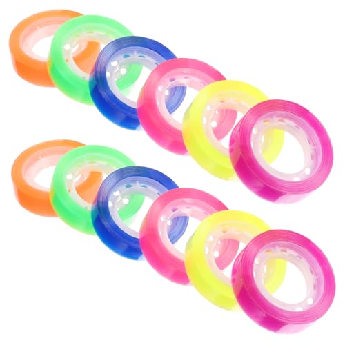 LOLIPPYY 12 Rollen Bunte Transparente Klebebänder Breit DIY Papierband Dekoratives Klebendes Washi Tape für Scrapbooking Basteln Planer Vielseitig Einsetzbar Leicht Abreißbar LOLIPPYY 12 Rollen Bunte Transparente Klebebänder Breit DIY Papierband Dekoratives Klebendes Washi Tape für Scrapbooking Basteln Planer Vielseitig Einsetzbar Leicht Abreißbar von LOLIPPYY