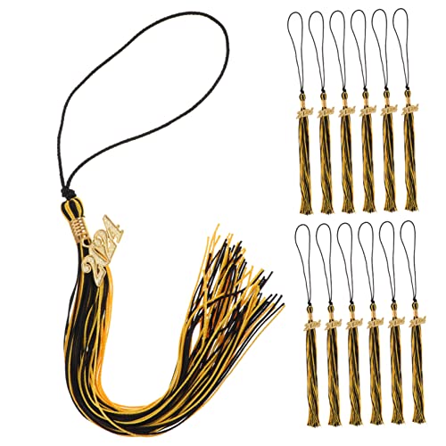 LOLIPPYY 12 Stück Doktorhut Quasten mit Charm Hochwertige Akademische Abschlussdekorationen für Graduierungsfeiern Bachelor und Master Abschlüsse Langlebiges für Souvenir Sammlungen LOLIPPYY 12 Stück Doktorhut Quasten mit Charm Hochwertige Akademische Abschlussdekorationen für Graduierungsfeiern Bachelor und Master Abschlüsse Langlebiges für Souvenir Sammlungen von LOLIPPYY