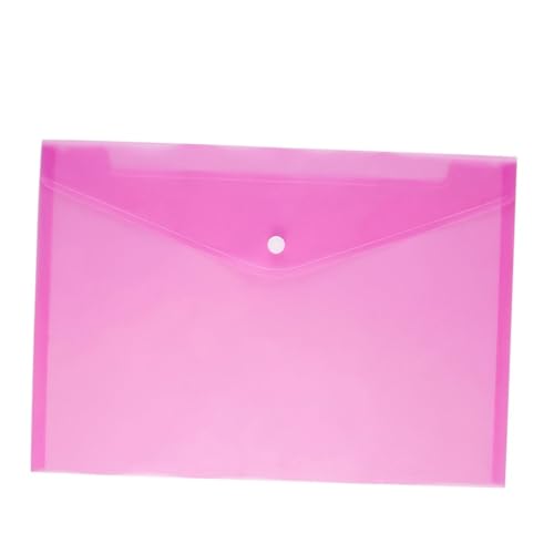 LOLIPPYY 12 Stück Dokumententasche Mit Schnappverschluss Briefumschläge Aktenordner Aus Papier Bürodateiordner Dokumentenkoffer Dokumenttasche Rosig von LOLIPPYY
