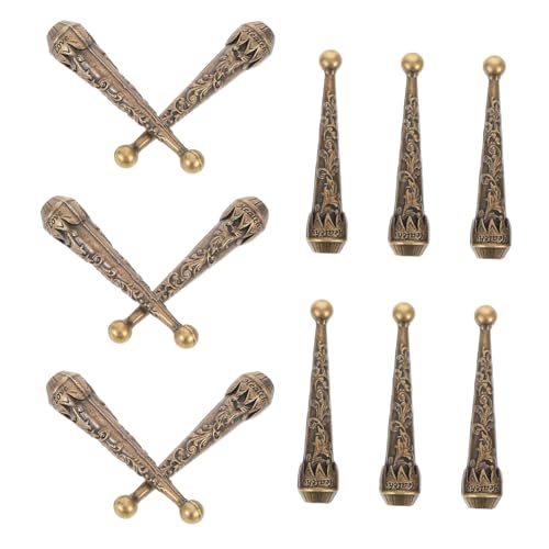 LOLIPPYY 12 Stück Teiliges Bolo Tie Endkappen aus Metall mit Antikem Western Vintage Kordelabschlüsse für Diy Schmuckherstellung Vielseitig für Halsketten Krawatten und Bastelprojekte LOLIPPYY 12 Stück Teiliges Bolo Tie Endkappen aus Metall mit Antikem Western Vintage Kordelabschlüsse für Diy Schmuckherstellung Vielseitig für Halsketten Krawatten und Bastelprojekte von LOLIPPYY