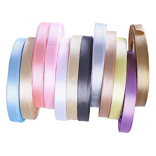 LOLIPPYY 12 Stück Teiliges Breites Satinband Verschiedenen Farben Yards DIY Dekoband für Hochzeiten und Bastelprojekte für Schleifen und Verpackungen LOLIPPYY 12 Stück Teiliges Breites Satinband Verschiedenen Farben Yards DIY Dekoband für Hochzeiten und Bastelprojekte für Schleifen und Verpackungen von LOLIPPYY