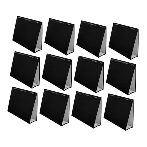 LOLIPPYY 12 Stück Teiliges DIY Schreibtischkalender Dreieckiger Kalenderhalter aus Schimmerndem Papier Stabiler Kalenderständer mit Löchern Dekorative Kalenderbasis für Büro und Zuhause LOLIPPYY 12 Stück Teiliges DIY Schreibtischkalender Dreieckiger Kalenderhalter aus Schimmerndem Papier Stabiler Kalenderständer mit Löchern Dekorative Kalenderbasis für Büro und Zuhause von LOLIPPYY