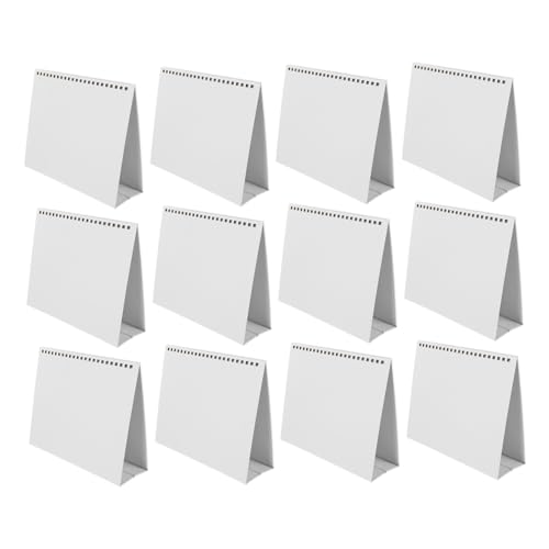LOLIPPYY 12 Stück Teiliges DIY Schreibtischkalender aus Hochwertigem Schillerndem Papier Stabiler Dreieckiger Kalenderständer mit Löchern Vielseitig für Handgemachte Kalender Büro und LOLIPPYY 12 Stück Teiliges DIY Schreibtischkalender aus Hochwertigem Schillerndem Papier Stabiler Dreieckiger Kalenderständer mit Löchern Vielseitig für Handgemachte Kalender Büro und von LOLIPPYY