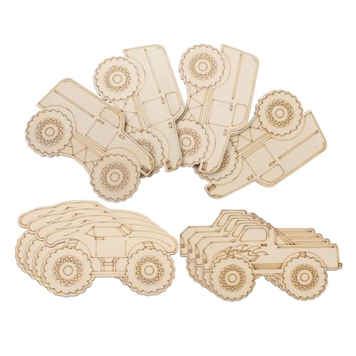LOLIPPYY 12 Stück Teiliges Holzscheiben mit Auto Formen Unbehandelte Holzstücke für DIY Basteln Robuste Holz Deko für Partys und Kreative Malprojekte Vielseitig Einsetzbar als Bastelzubehör LOLIPPYY 12 Stück Teiliges Holzscheiben mit Auto Formen Unbehandelte Holzstücke für DIY Basteln Robuste Holz Deko für Partys und Kreative Malprojekte Vielseitig Einsetzbar als Bastelzubehör von LOLIPPYY