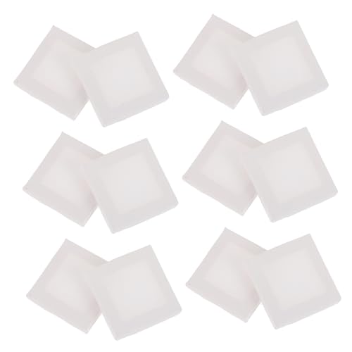 LOLIPPYY 12 Stück Teiliges Mini Ölgemälde Leinwand Keilrahmen aus Baumwolle Vielseitige DIY Malrahmen mit Straff Gespanntem Segeltuch für Öl Acrylfarben Kunstprojekte und Basteln von LOLIPPYY