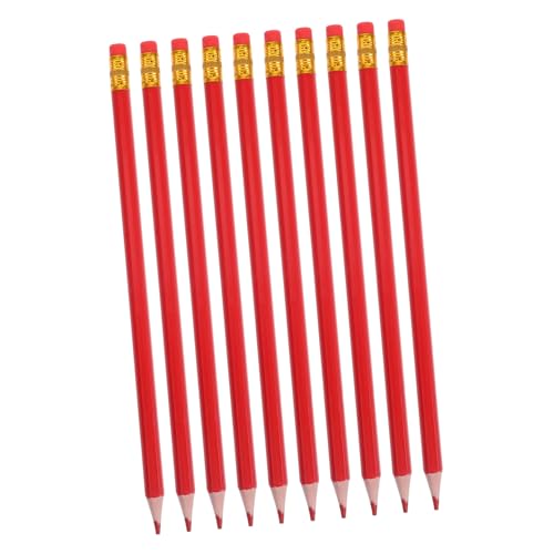 LOLIPPYY 12 Stück Teiliges Rote Radierbare Kontrollbleistifte mit Latexfreiem Radiergummi Vorgespitzt Sechseckiger Griff für Komfortables Schreiben zum Korrigieren Kartenfärben LOLIPPYY 12 Stück Teiliges Rote Radierbare Kontrollbleistifte mit Latexfreiem Radiergummi Vorgespitzt Sechseckiger Griff für Komfortables Schreiben zum Korrigieren Kartenfärben von LOLIPPYY