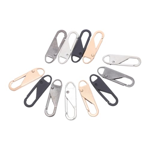 LOLIPPYY 12 Stück Teiliges Zipper Pull Ersatzset aus Legiertem Abnehmbare Reißverschluss Schieber mit Federmekanismus für Taschen Rucksäcke und Kleidung Schnelles Austauschen Vielseitig LOLIPPYY 12 Stück Teiliges Zipper Pull Ersatzset aus Legiertem Abnehmbare Reißverschluss Schieber mit Federmekanismus für Taschen Rucksäcke und Kleidung Schnelles Austauschen Vielseitig von LOLIPPYY