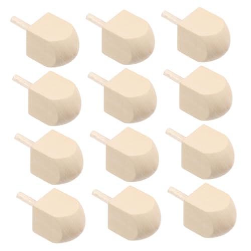 LOLIPPYY 12 Stück Traditionelle Holz Dreidel für Hanukkah Unbehandelte Blanko Spielkreisel zum Bemalen und Dekorieren DIY Bastelspaß für Familien Hanukkah Festtagsdeko und Lernspielzeug LOLIPPYY 12 Stück Traditionelle Holz Dreidel für Hanukkah Unbehandelte Blanko Spielkreisel zum Bemalen und Dekorieren DIY Bastelspaß für Familien Hanukkah Festtagsdeko und Lernspielzeug von LOLIPPYY