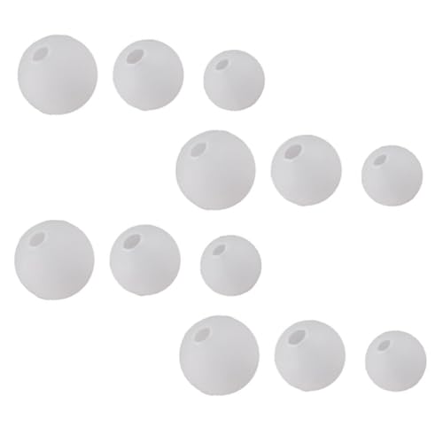 LOLIPPYY 12Stücke Silikonformen für Epoxidharz Runde Gießformen für DIY Schmuckherstellung Kugeln Handarbeiten und von LOLIPPYY