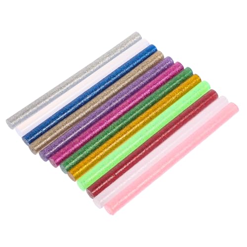 LOLIPPYY 130 Stück Teiliges Bunte Heißklebesticks Schnelle Schmelzung Starke Haftung Vielseitig für DIY Bastelprojekte Kunststoff Papier Elektronik für Handwerk und Hobby von LOLIPPYY