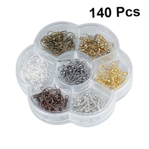 LOLIPPYY 140 Stück Teiliges Bunte Federohrhaken für DIY Schmuckherstellung Leichte Formbare Ohrbügel Langlebige Ohrringzubehör für Individuelles Schmuckdesign LOLIPPYY 140 Stück Teiliges Bunte Federohrhaken für DIY Schmuckherstellung Leichte Formbare Ohrbügel Langlebige Ohrringzubehör für Individuelles Schmuckdesign von LOLIPPYY