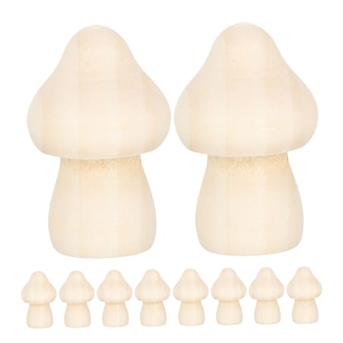 LOLIPPYY 15 Stück Teiliges DIY Holzpilz aus Unbemaltem Holz Glatte Kanten Sichere Kinderbastel Figuren Kreative Tischdekoration für Party und Heimdeko LOLIPPYY 15 Stück Teiliges DIY Holzpilz aus Unbemaltem Holz Glatte Kanten Sichere Kinderbastel Figuren Kreative Tischdekoration für Party und Heimdeko von LOLIPPYY