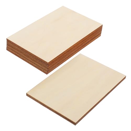 LOLIPPYY 15 Stück Teiliges Unbehandelte Pappelholzplatten Glatte Rechteckige Holzscheiben zum Bemalen Schnitzen und DIY Basteln für Kreative Holzarbeiten LOLIPPYY 15 Stück Teiliges Unbehandelte Pappelholzplatten Glatte Rechteckige Holzscheiben zum Bemalen Schnitzen und DIY Basteln für Kreative Holzarbeiten von LOLIPPYY