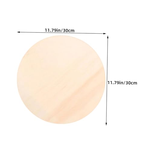 LOLIPPYY 15 Stück Teiliges Unvollendete Holzscheiben Rund für Diy Bastelprojekte Naturbelassene Holzplatten zum Bemalen Gravieren Rustikale Türschilder und Festliche Dekorationen von LOLIPPYY