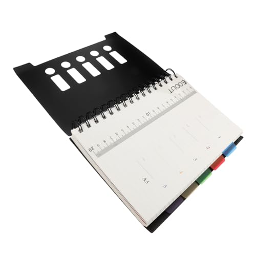 LOLIPPYY 150 Blatt Spiralnotizbuch College Liniert mit Langlebiges PP Material Praktisches Liniertes Notizheft für Schule Büro und Tägliche Notizen Modernes und Stilvolles Design von LOLIPPYY