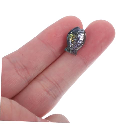 LOLIPPYY 150 Stück Bunte Fisch förmige Glasperlen für Schmuckherstellung Langlebige DIY Armband Ohrring perlen Mittelgroße Abstandshalter für Halsketten und Bastelprojekte von LOLIPPYY