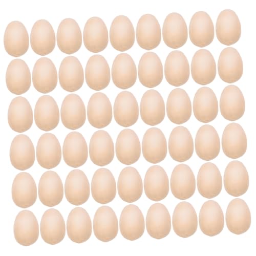 LOLIPPYY 150 Stück Künstliche Holzeier für DIY Dekoration Unfertige Mini Holz Eier für Bastelprojekte Ostern Deko Handwerk und Sicher LOLIPPYY 150 Stück Künstliche Holzeier für DIY Dekoration Unfertige Mini Holz Eier für Bastelprojekte Ostern Deko Handwerk und Sicher von LOLIPPYY